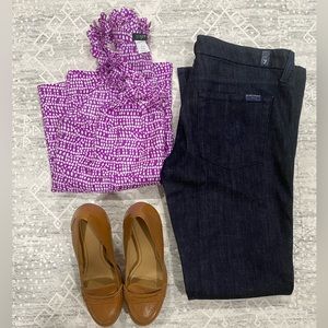 JCrew Factory Silk Blouse